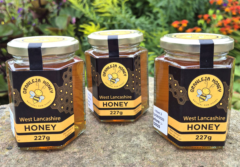 Granleja Single Hive Origin Raw Honey - artisan produced Natural Raw Honey from Southport, Merseyside UK